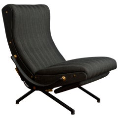 Early P40 Adjustable Lounge Chair by Osvaldo Borsani
