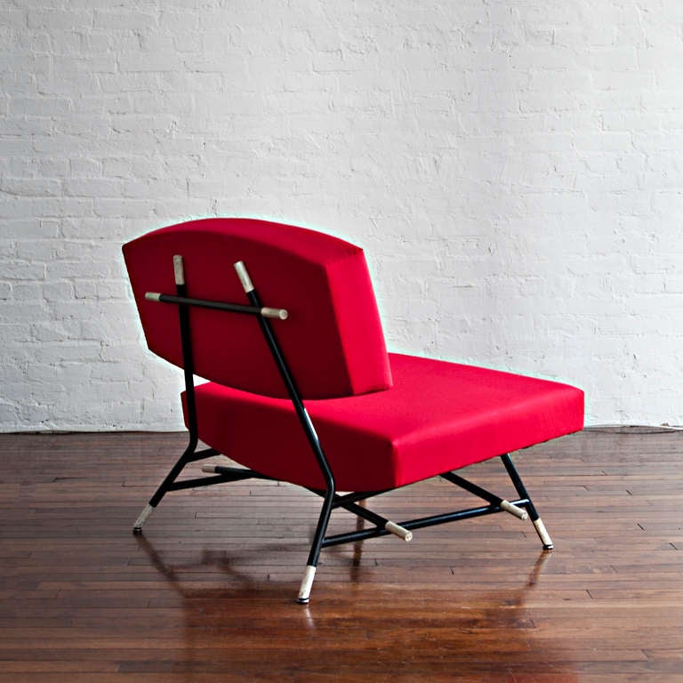 Rare model no. 865 Lounge Chair by Ico & Luisa Parisi In Good Condition In Sag Harbor, NY
