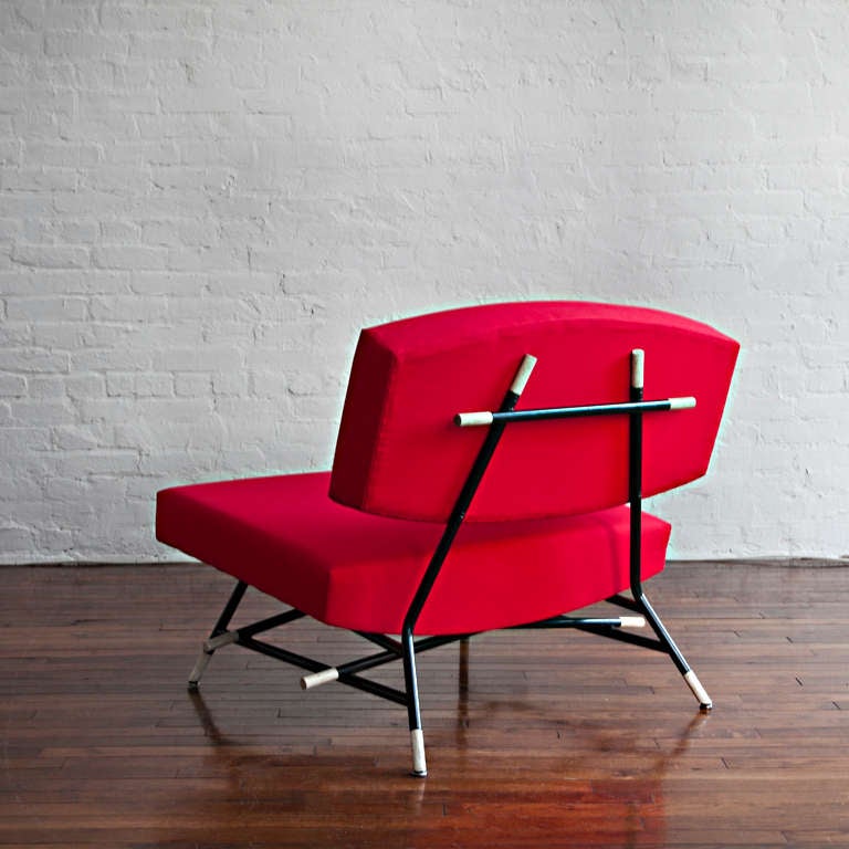 Upholstery Rare model no. 865 Lounge Chair by Ico & Luisa Parisi