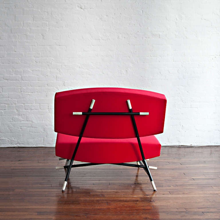 Mid-20th Century Rare model no. 865 Lounge Chair by Ico & Luisa Parisi