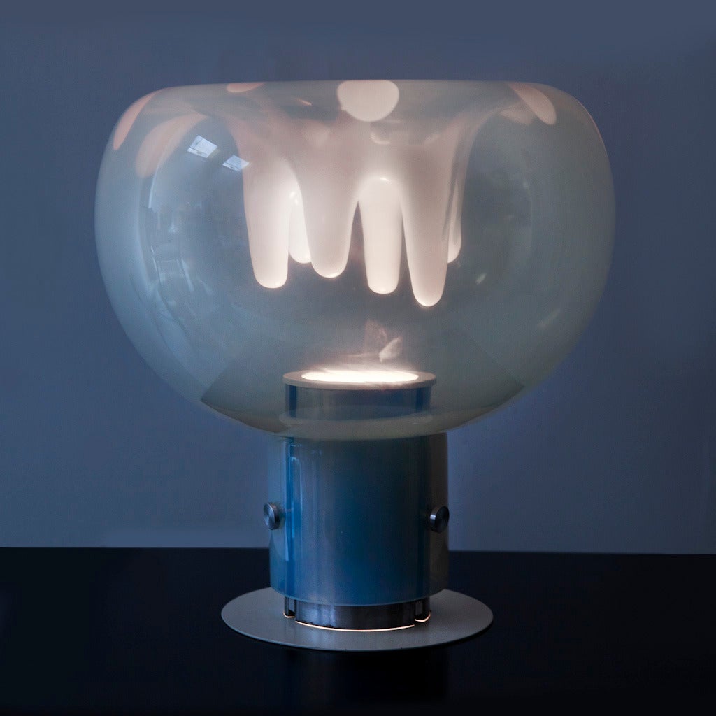Modern Pair of Table Lamps by Toni Zuccheri