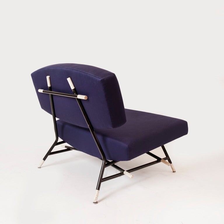 Enameled Model No. 865 Lounge Chair by Ico Parisi