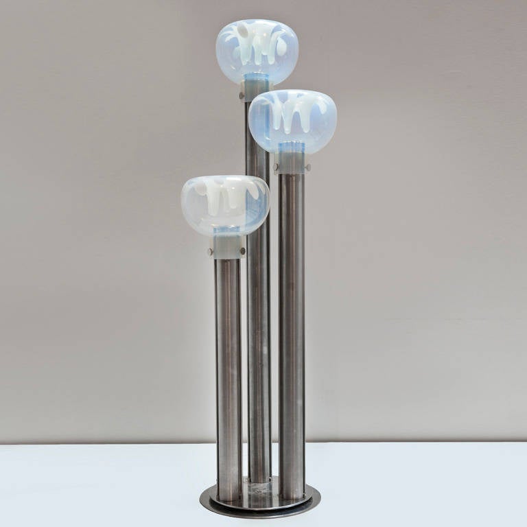 Floor lamp by Toni Zuccheri, Murano, Italy, circa 1970, manufactured by VeArt.