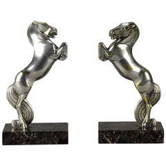 Rearing Horse Bookends