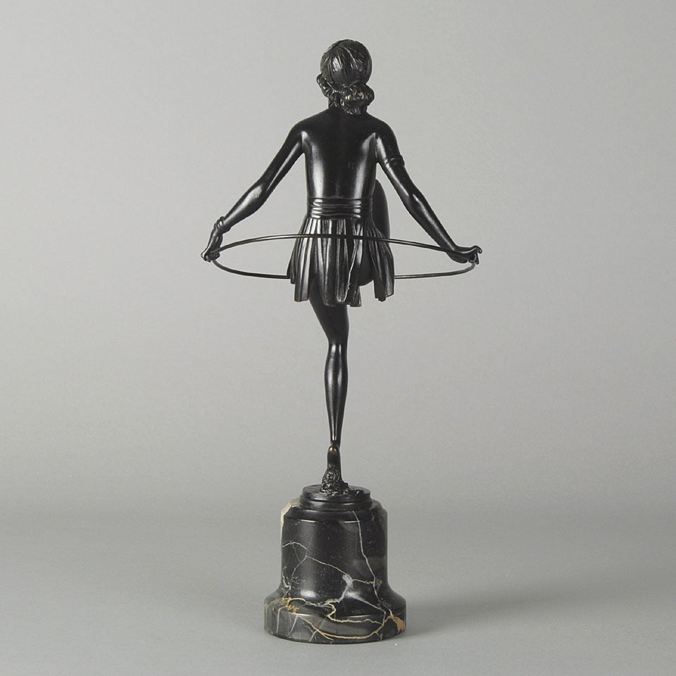 20th Century Figure of Dancer with Hoop For Sale