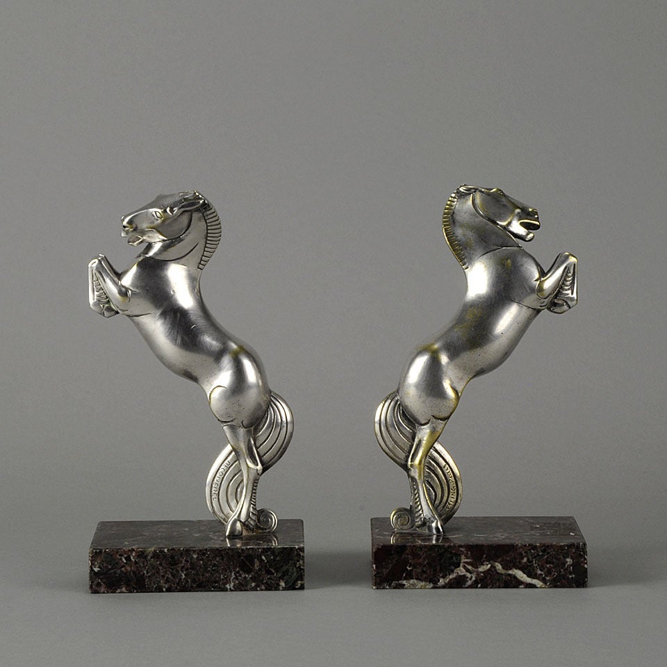 Rearing Horse Bookends In Excellent Condition For Sale In London, GB