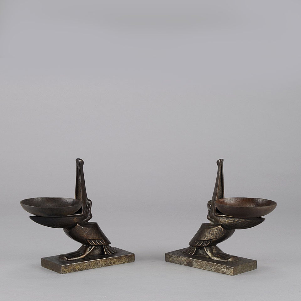 Pelican Bookends In Excellent Condition In London, GB