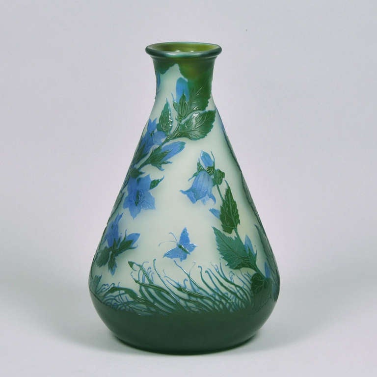 Art Nouveau Butterfly Vase For Sale