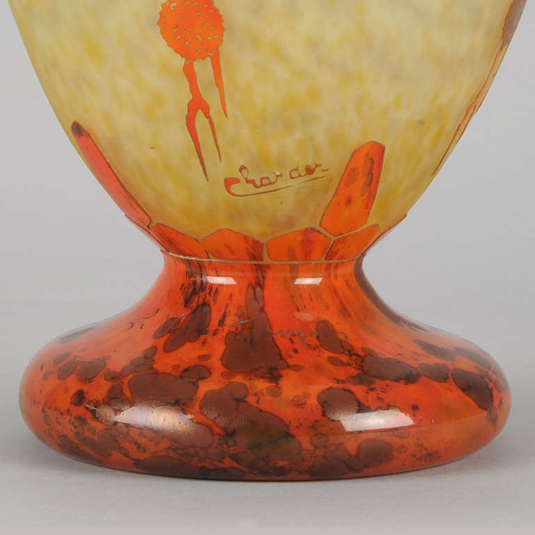 Mid-20th Century Orange Tree Vase