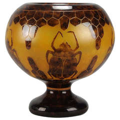Antique Scarab Vase