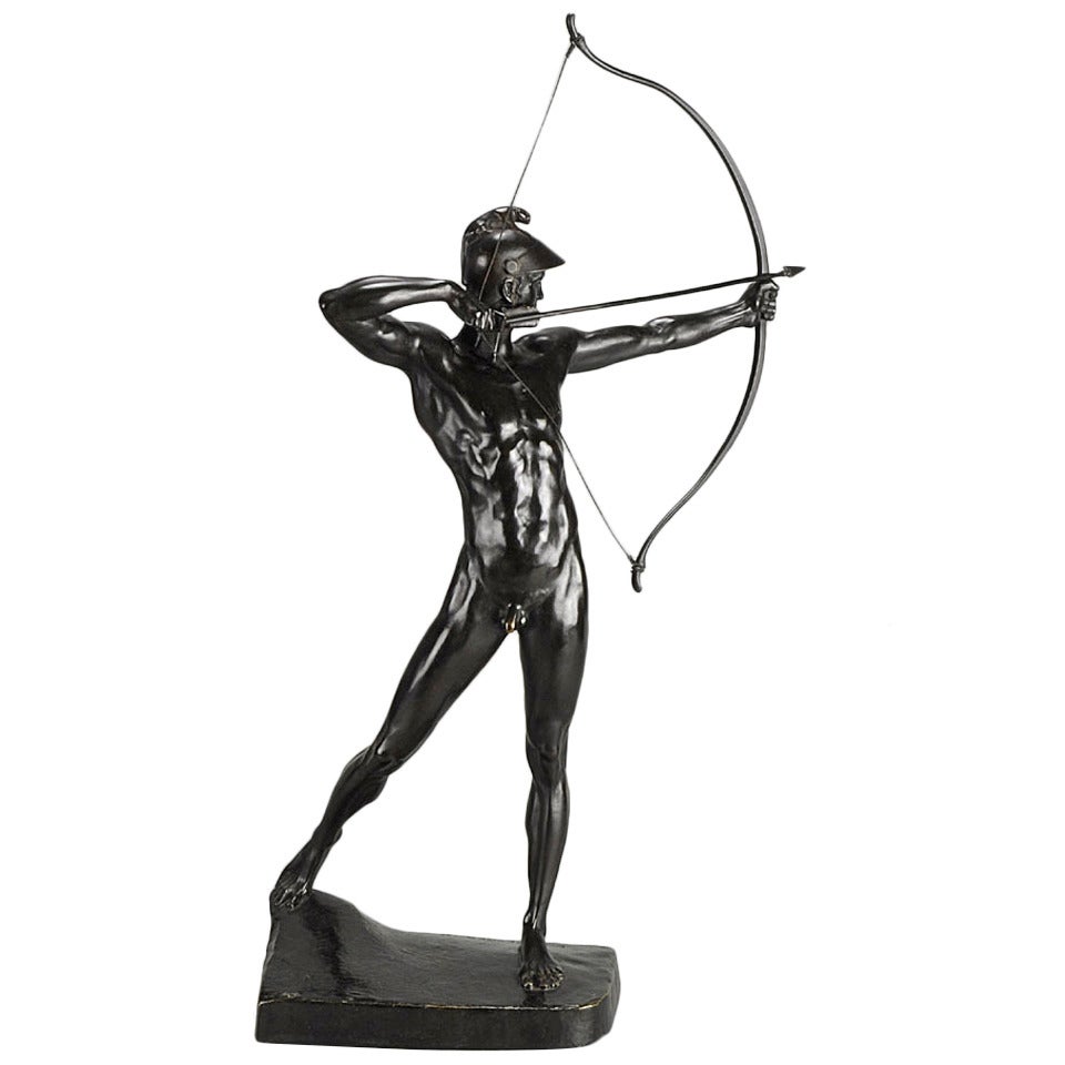 Bogenschutze Bronze Figure For Sale