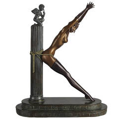 "Prisoner of Love, " Bronze Figure