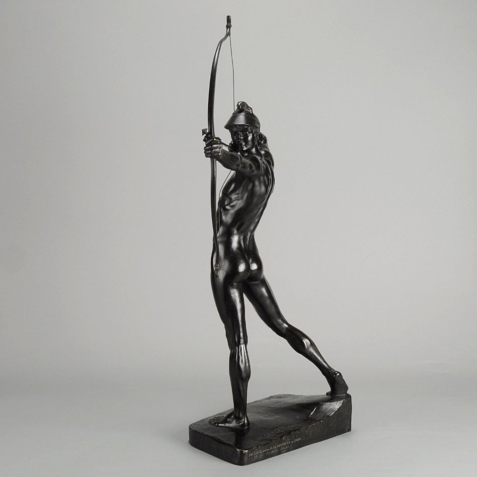 Bogenschutze Bronze Figure In Excellent Condition For Sale In London, GB