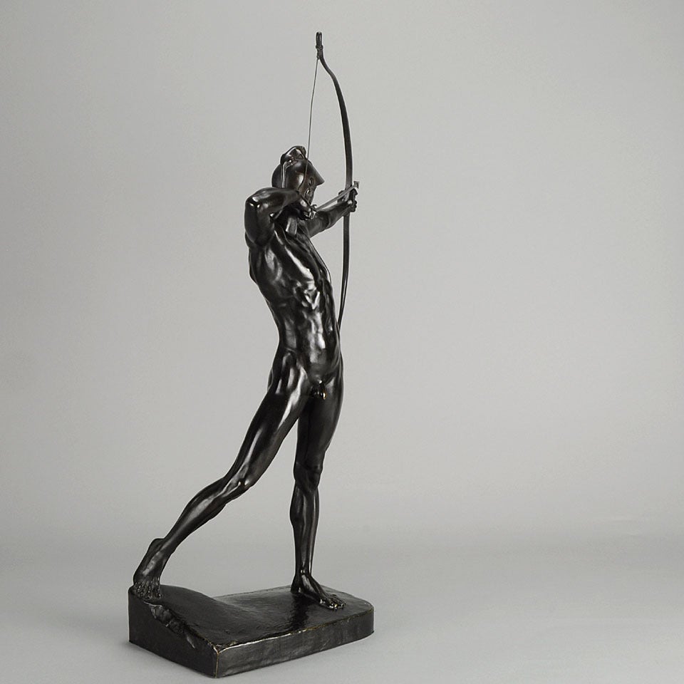 Bogenschutze Bronze Figure For Sale 3