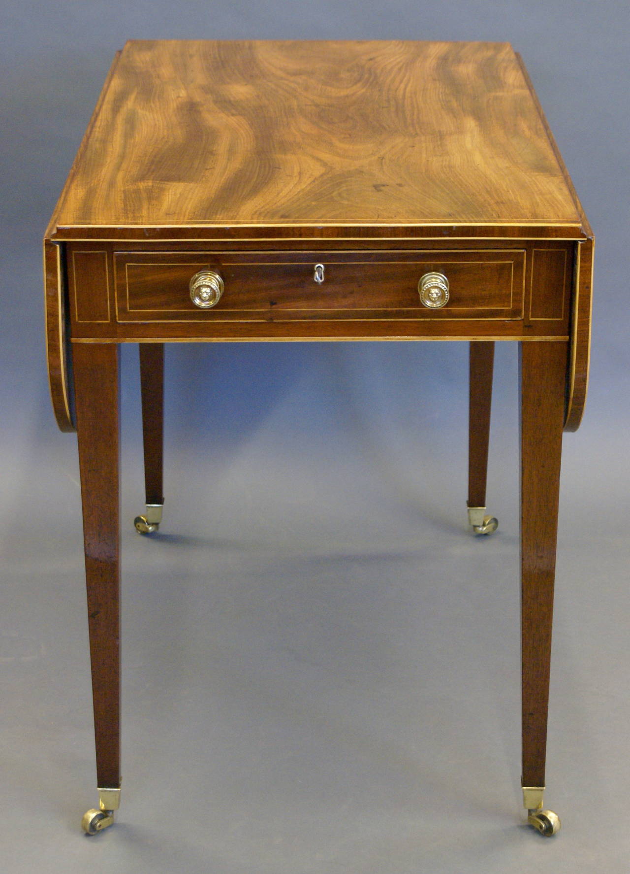 Early 19th Century A fine George III mahogany pembroke table