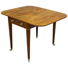 A fine George III mahogany pembroke table