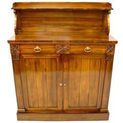 A fine quality Late Regency rosewood chiffonier
