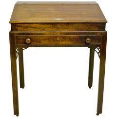 Antique A Chippendale period Mahogany writing or clerks desk
