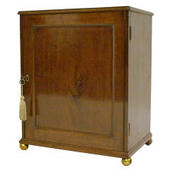 Antique A George III Mahogany collectors or table top cabinet