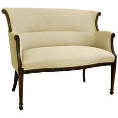 An elegant Hepplewhite revival Mahogany sofa.
