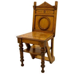 Late 19th century metamorphic library steps/chair
