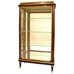 A French Directoire style display cabinet.
