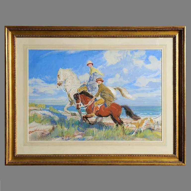 Watercolour/ Gouache By George Spencer Watson,