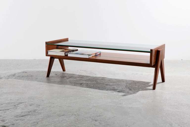 Indian Coffee Table, 1952-56 By Pierre Jeanneret