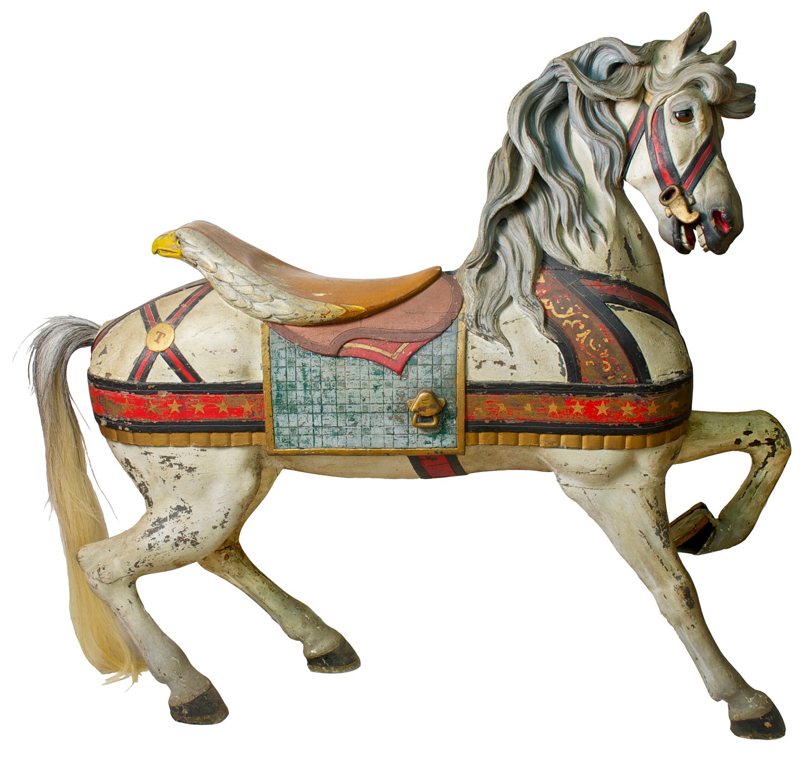 Carousel Horse by Gustave Dentzel For Sale
