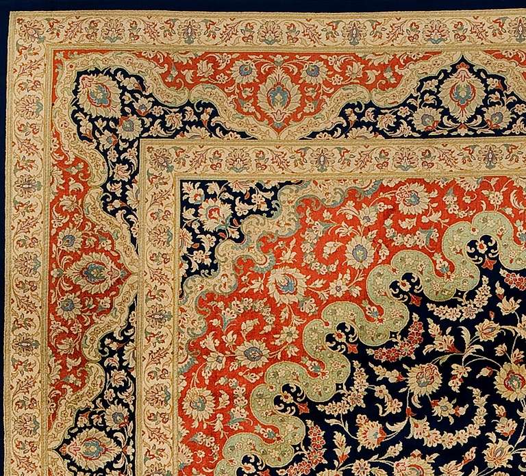 Qom Rug For Sale at 1stdibs
