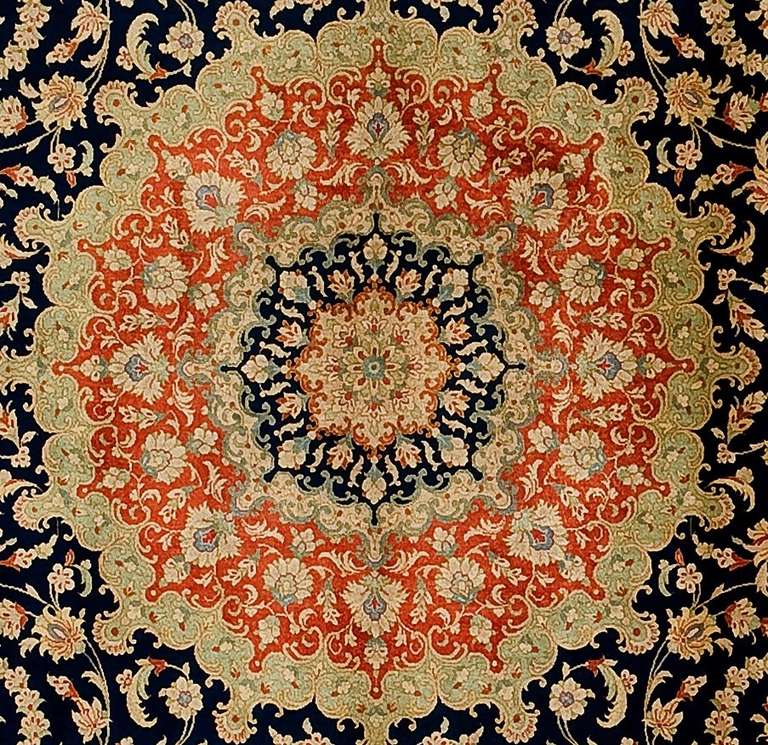 Qom Rug For Sale at 1stdibs