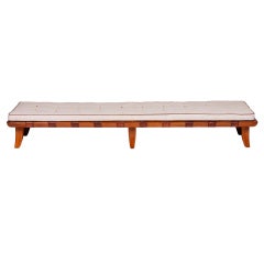 Walnut Daybed Designed by Fritz Reichl, Vienna, 1935.