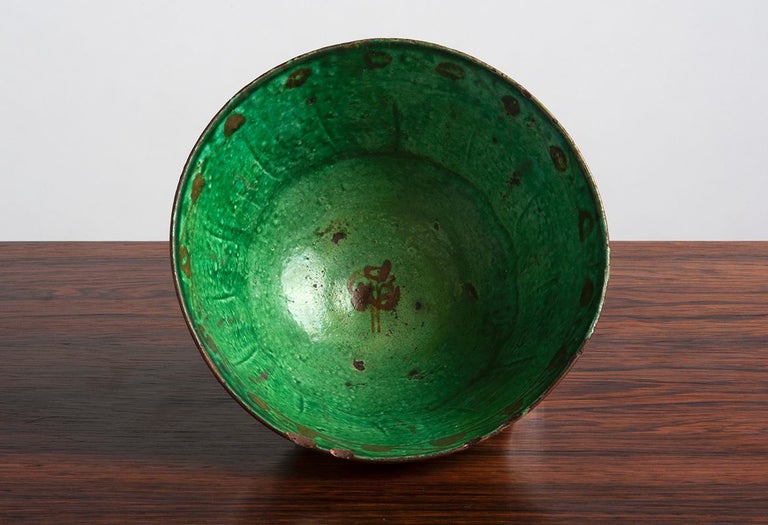 Persian 12th C. Islamic Bowl From Charles Gillot Collection.