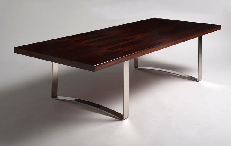 Danish Rosewood Table by Bodil Kjaer, manufactured by C.I.Design, Boston For Sale