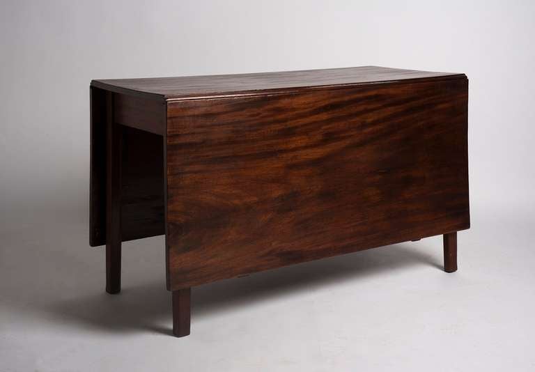 Early 19th century English mahogany dining table.