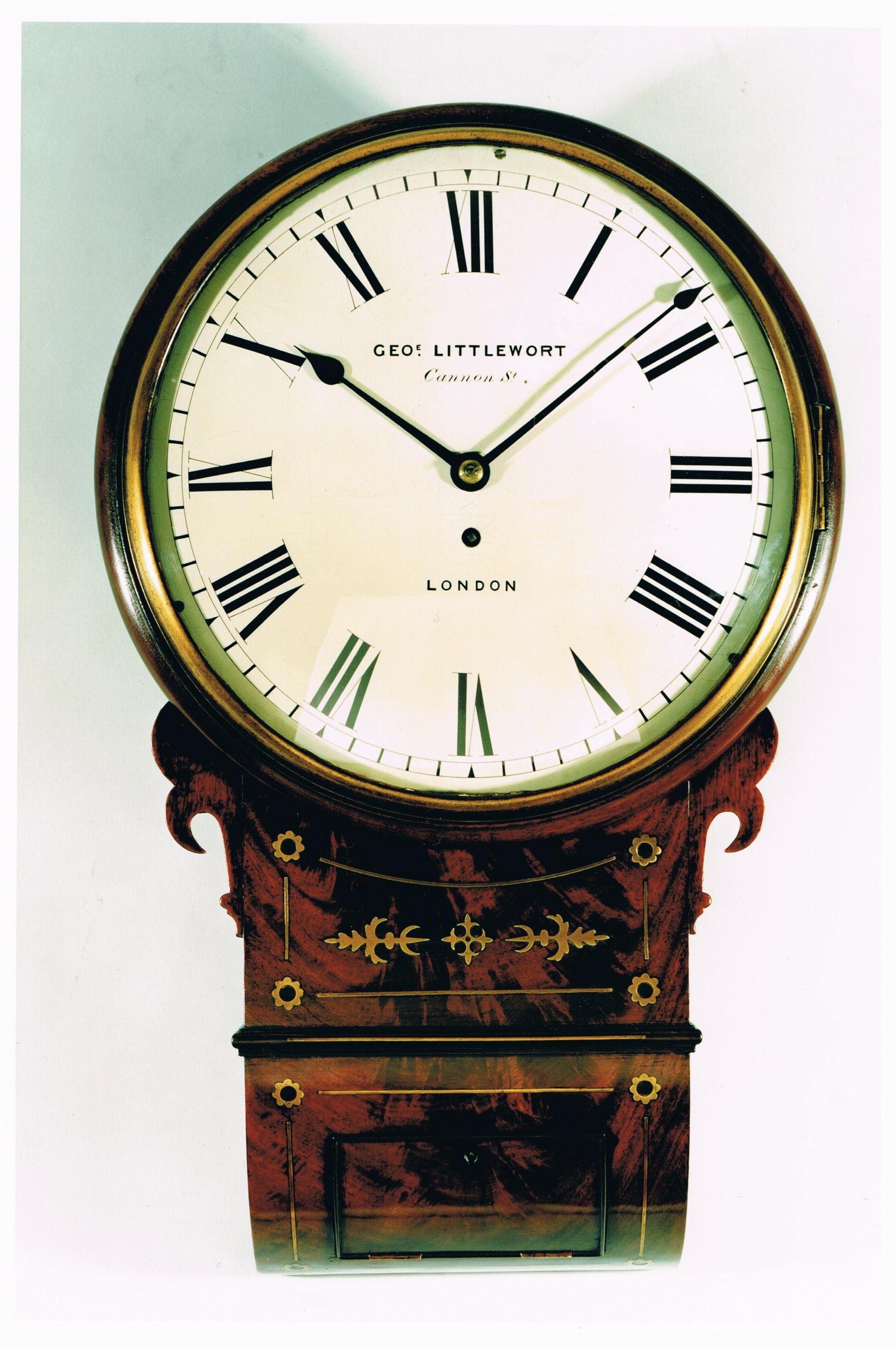 A wall clock by George Littlewort