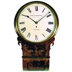 Antique A wall clock by George Littlewort