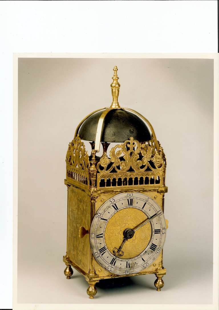 Antique Oriental Lantern Clock For Sale at 1stdibs