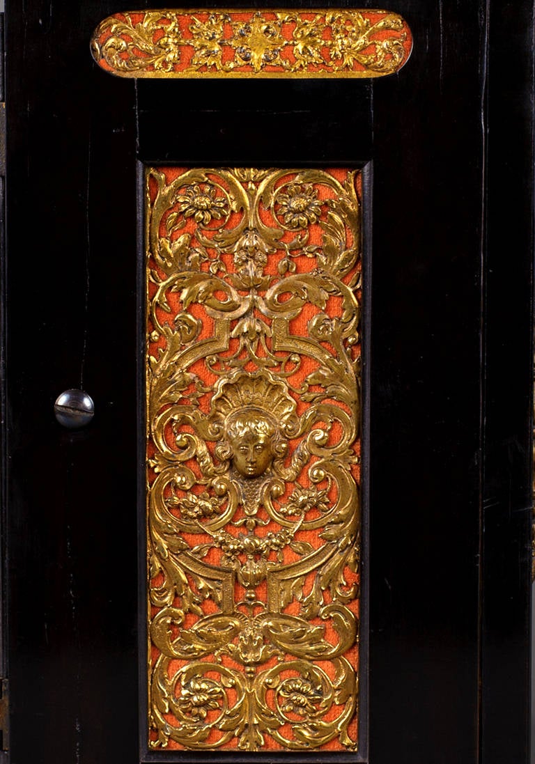 William III Period Antique Ebony Clock by Richard Street, London For