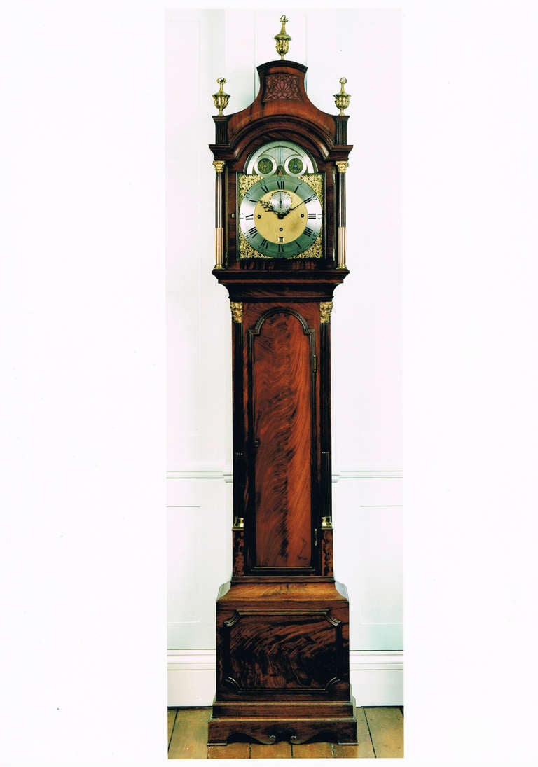 Antique Musical Longcase Clock by William Withers, London For Sale at
