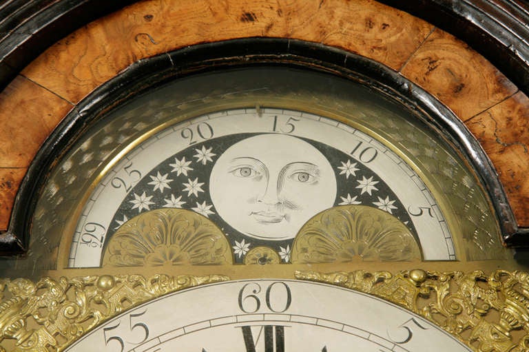 English Antique Longcase Clock by Timothy Vernier, London