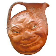 Antique Martin Brothers Face Jug
