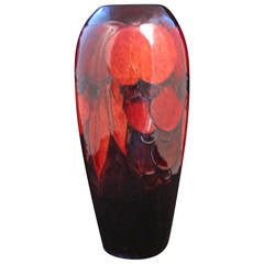 William Moorcroft Flambe Wisteria Vase