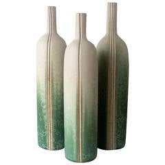 Set of Three Ted Secombe Vases Set of Three Ted Secombe Vases