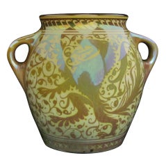 Pilkington's Lustre Twin Handled Vase