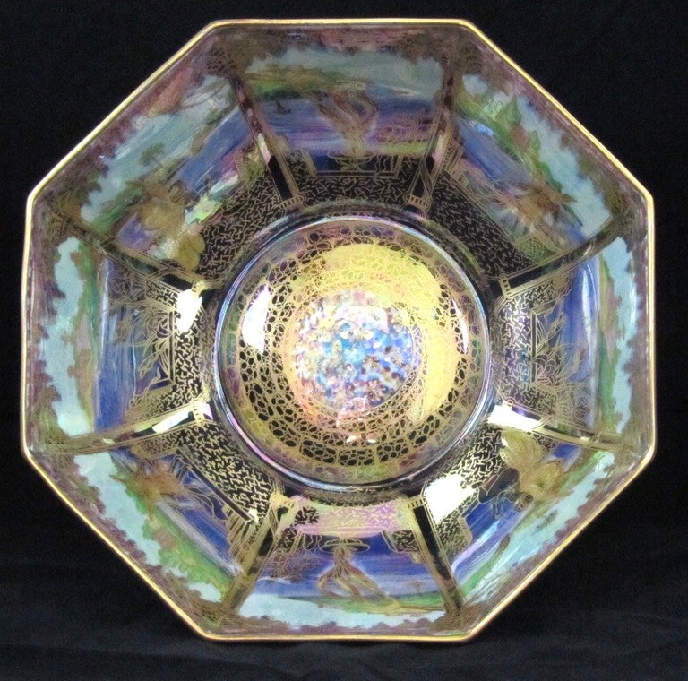 Art Deco Wedgwood Fairyland Lustre Bowl For Sale