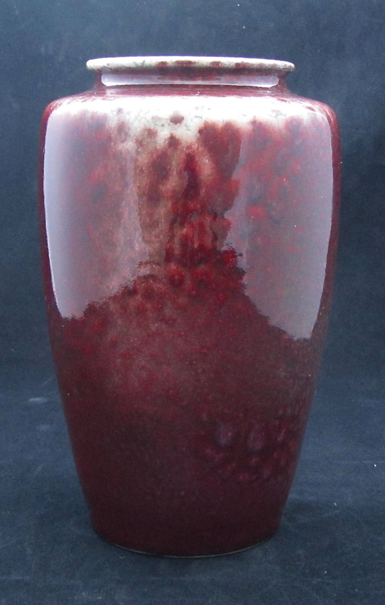 Ruskin Ox Blood Vase