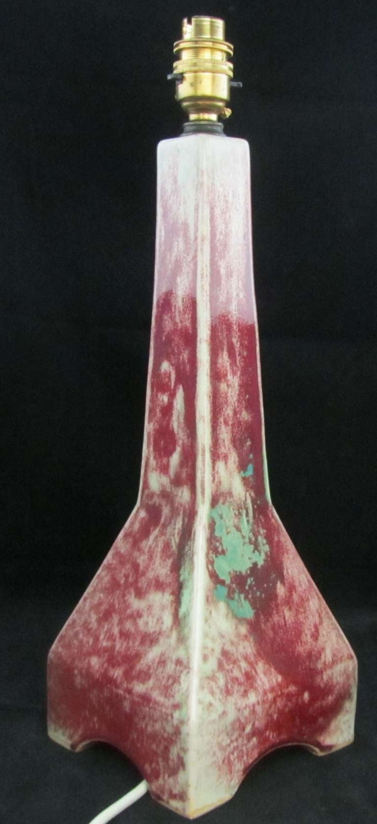 Ruskin Art Deco-Lampensockel