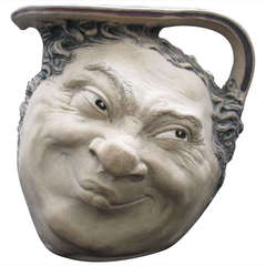 Martin Brothers Face Jug