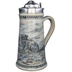 Doulton Lambeth Lidded Ewer